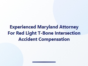Experienced Maryland Attorney for Red Light Intersection Accidents